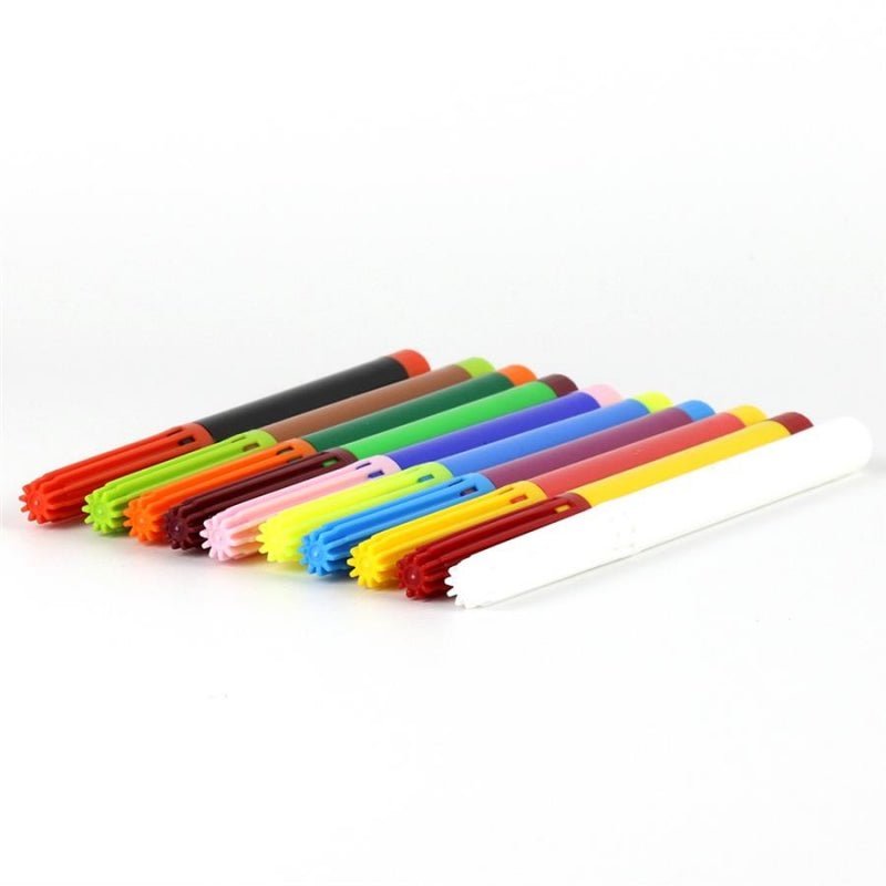 ÖkoNorm Yıkanabilir Keçeli Kalem - 9 renk + 1 renk değiştiren kalem-Resim & Çizim & Boya-2-Kidsmondo