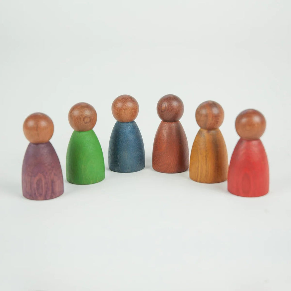 Grapat 3 Nins® - Sıcak Renkler-Ahşap Waldorf ve Montessori Oyuncak-5-Kidsmondo
