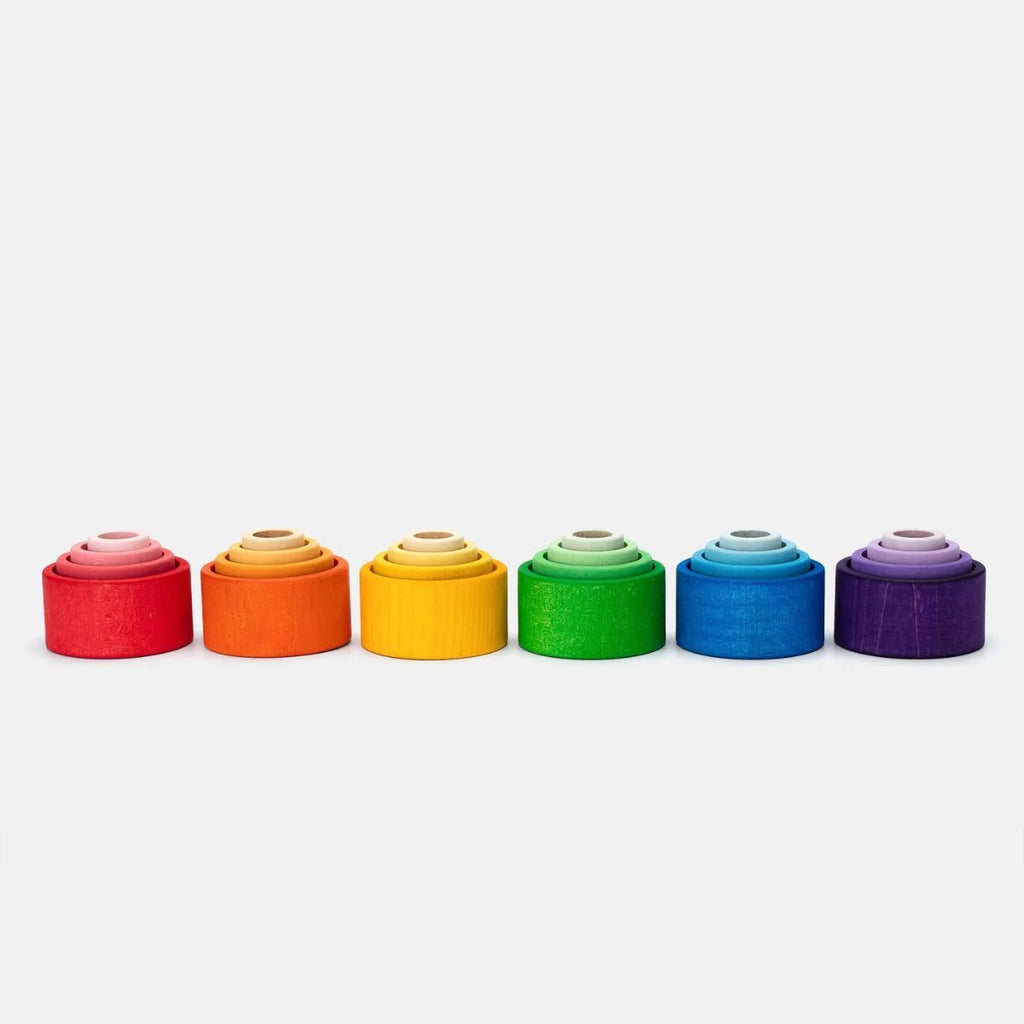 Grapat Kase Seti (24 parça) - 6 Gradient Renk-Ahşap Waldorf ve Montessori Oyuncak-2-Kidsmondo