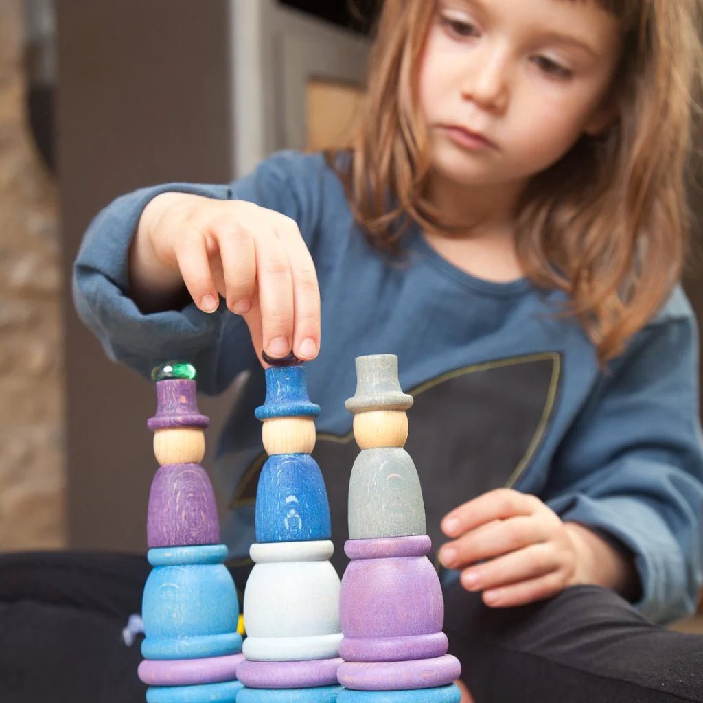 Grapat Nins®, Mates ve Halkalar - Kış-Ahşap Waldorf ve Montessori Oyuncak-3-Kidsmondo