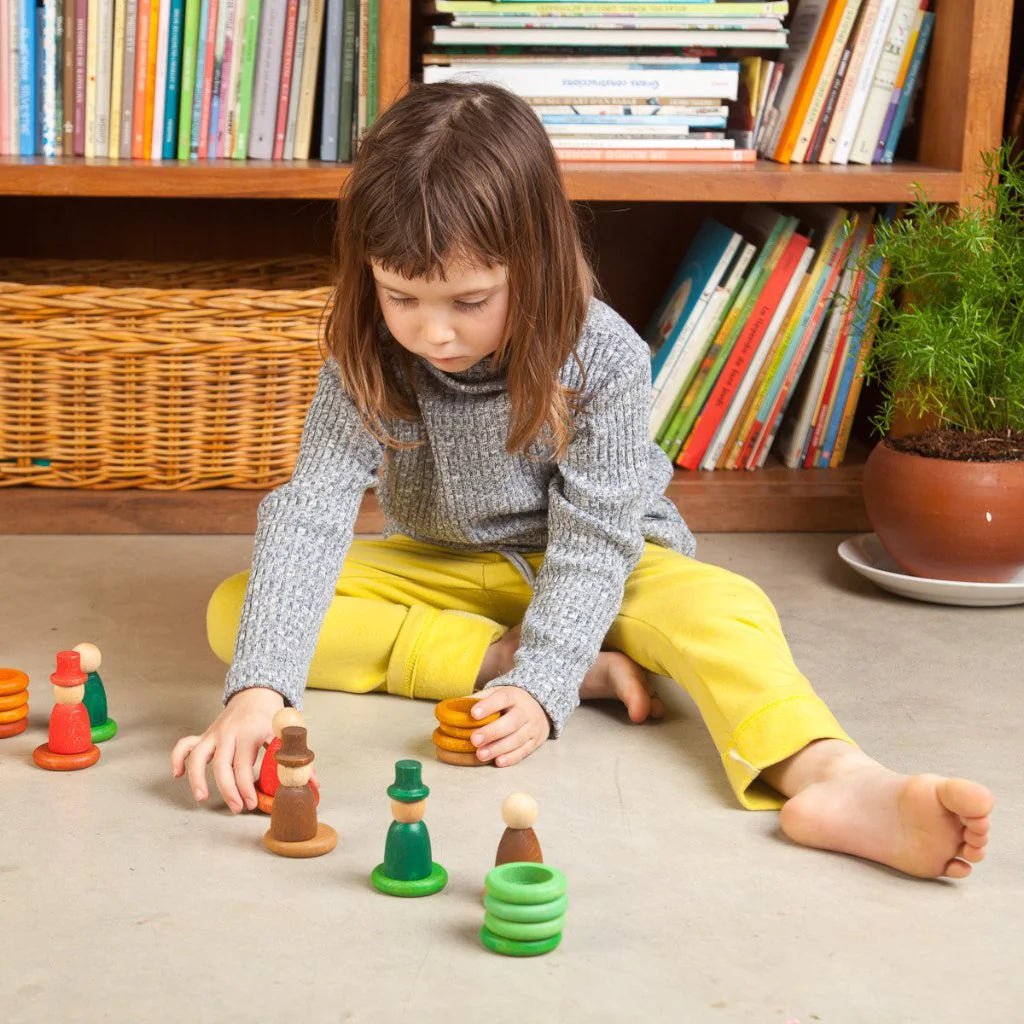 Grapat Nins®, Mates ve Halkalar - Sonbahar-Ahşap Waldorf ve Montessori Oyuncak-3-Kidsmondo