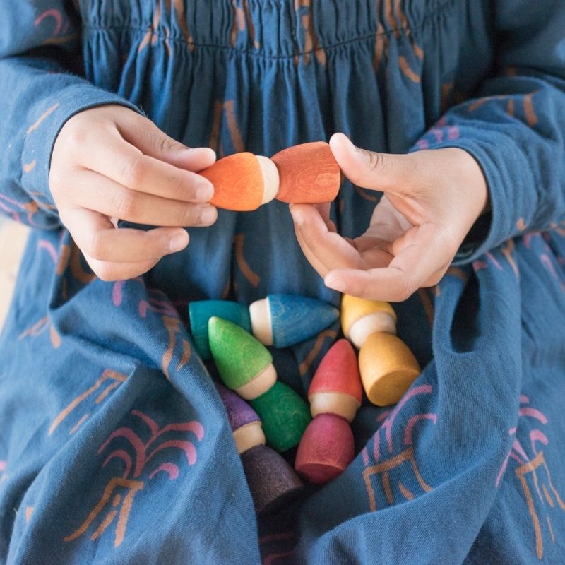 Grapat Rainbow Tomtens-Ahşap Waldorf ve Montessori Oyuncak-4-Kidsmondo
