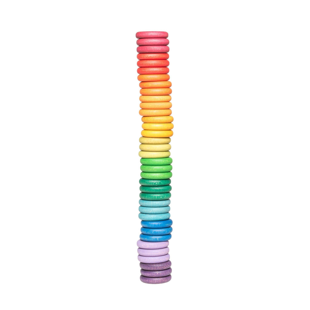Grapat Renkli Diskler (36 Adet - 12 Renk)-Ahşap Waldorf ve Montessori Oyuncak-3-Kidsmondo
