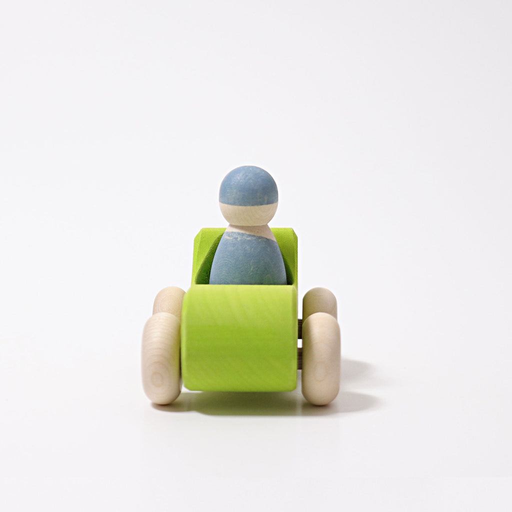 Grimms Ahşap Oyuncak Cabrio Araba - Yeşil-Ahşap Oyuncak Arabalar & Yol Oyuncağı-3-Kidsmondo