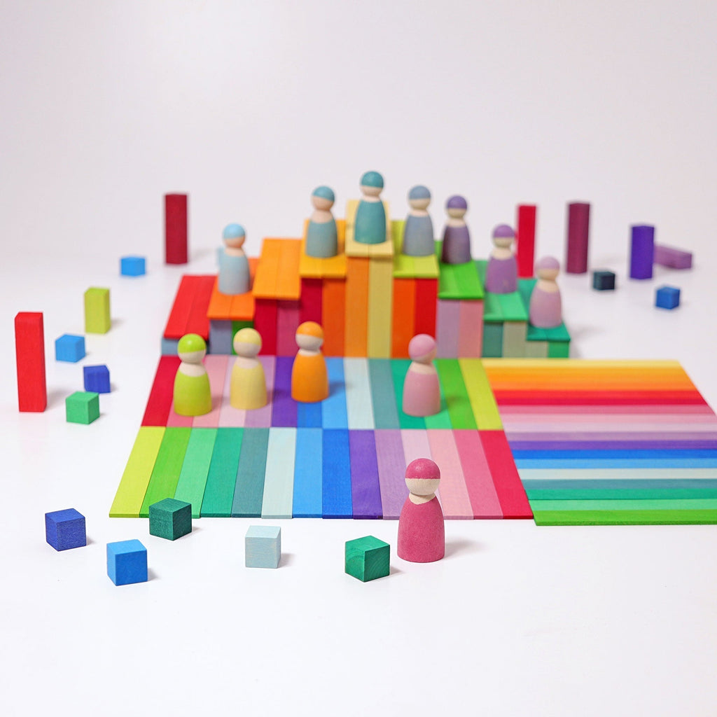 Grimms Piramit - Küçük Boy-Ahşap Waldorf ve Montessori Oyuncak-5-Kidsmondo