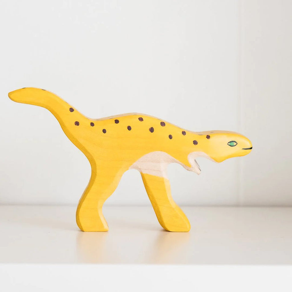 Holztiger Ahşap Oyuncak Dinozor - Staurikosaurus-Waldorf Ahşap Hayvan Figürü-1-Kidsmondo