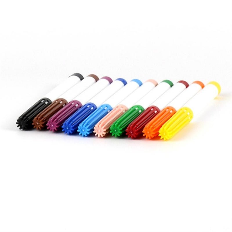ÖkoNorm Yıkanabilir Keçeli Kalem - 10 Renk - 5mm-Resim & Çizim & Boya-3-Kidsmondo