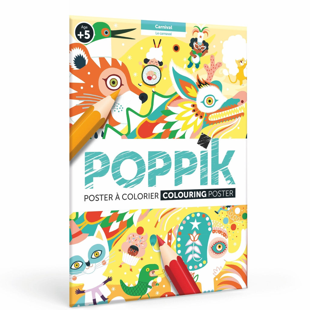 Poppik Colouring Poster - Carnaval-COLORING POSTERS-1-Kidsmondo