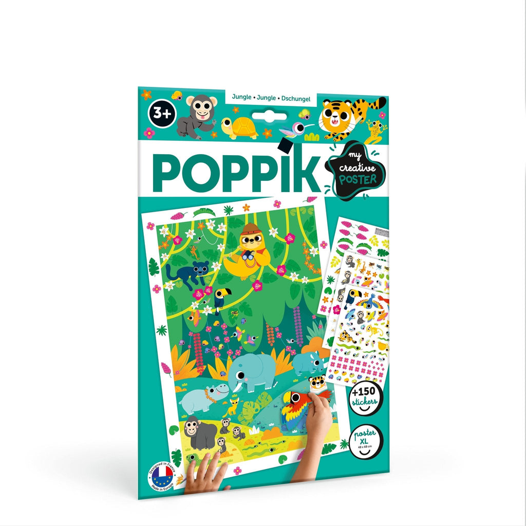 Poppik Creative Poster - JUNGLE-CREATIVE POSTERS-1-Kidsmondo