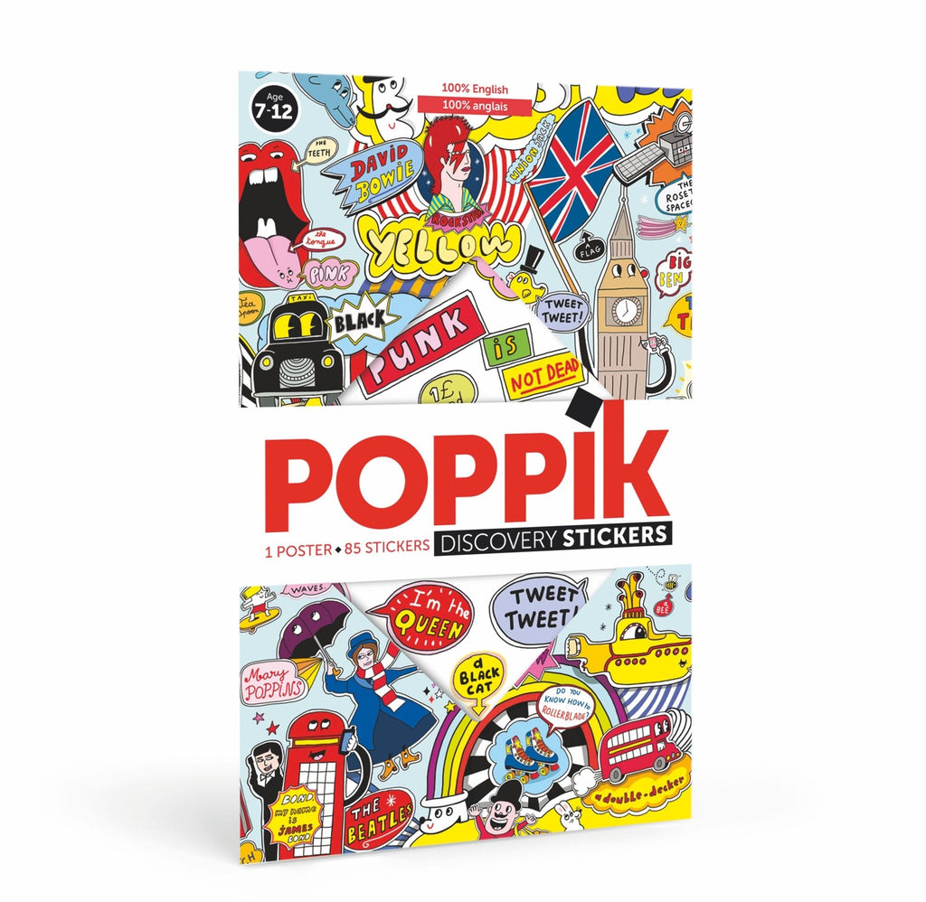 Poppik Discovery Sticker Poster - 100% English-DISCOVERY STICKER POSTERS-1-Kidsmondo