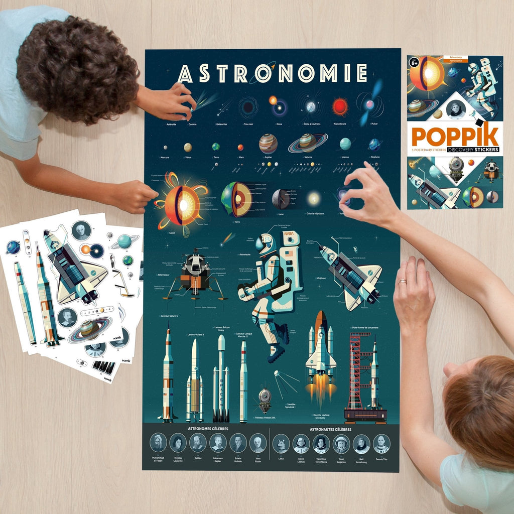 Poppik Discovery Sticker Poster - Astronomy-DISCOVERY STICKER POSTERS-5-Kidsmondo