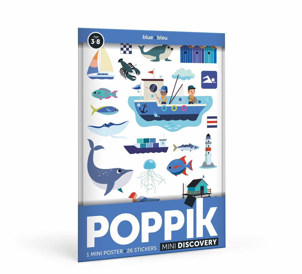 Poppik Mini Poster - Blue-MINI POSTERS-5-Kidsmondo