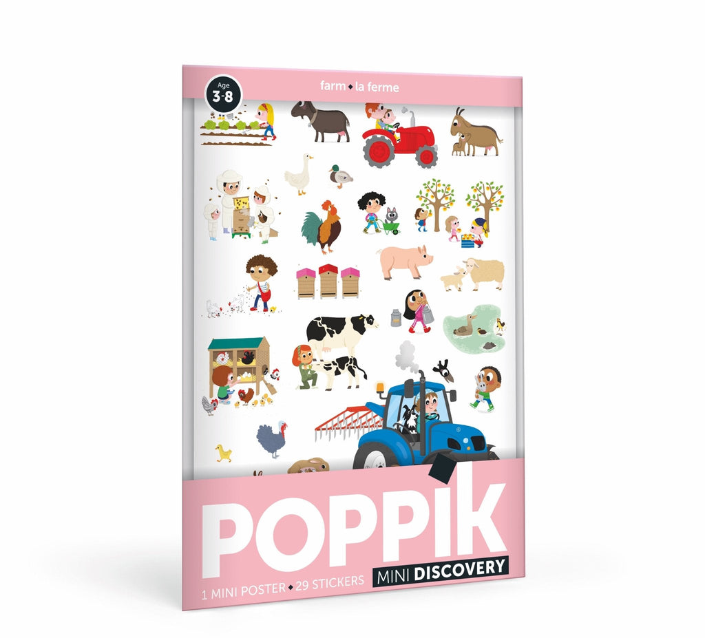 Poppik Mini Poster - Farm-MINI POSTERS-4-Kidsmondo