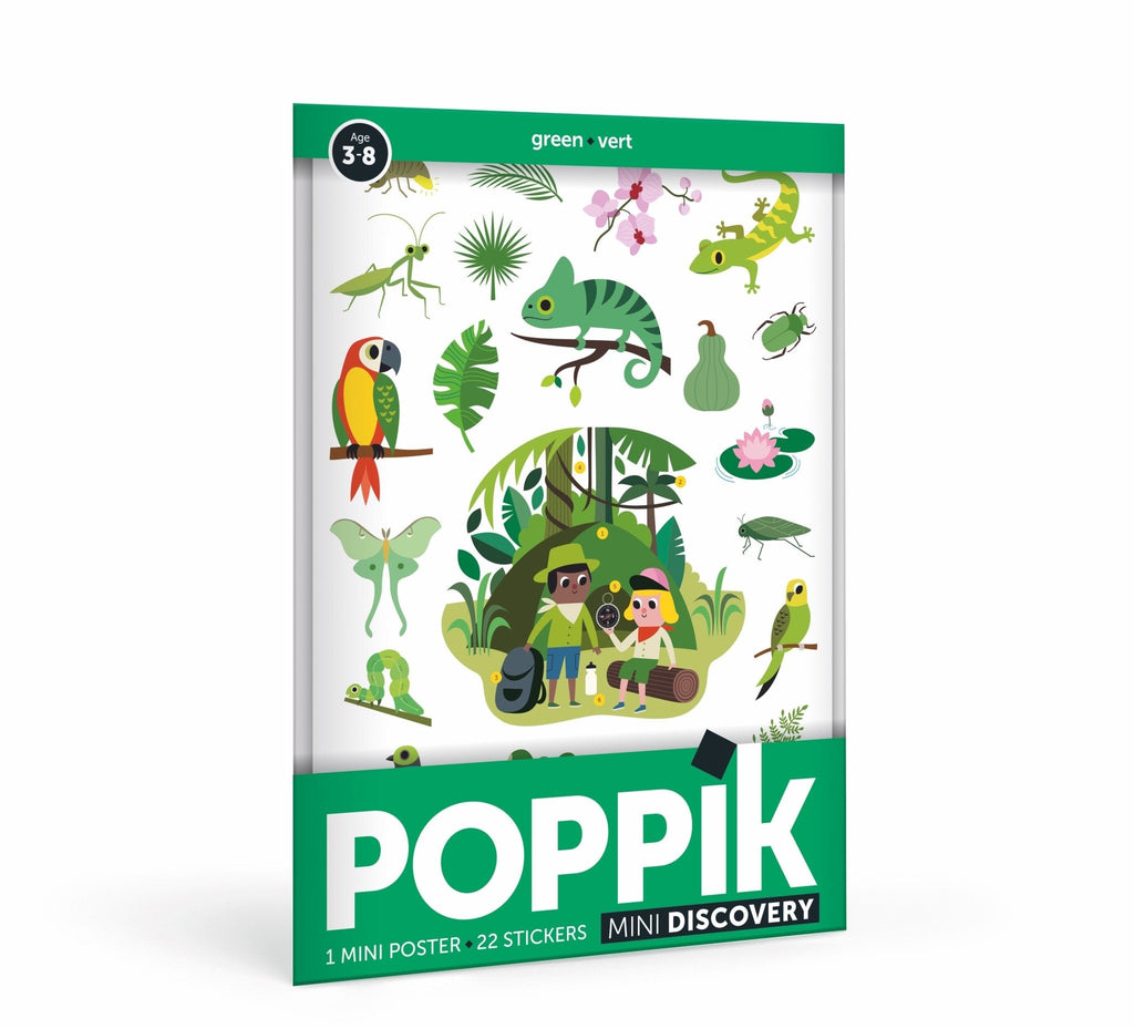 Poppik Mini Poster - Green-MINI POSTERS-3-Kidsmondo