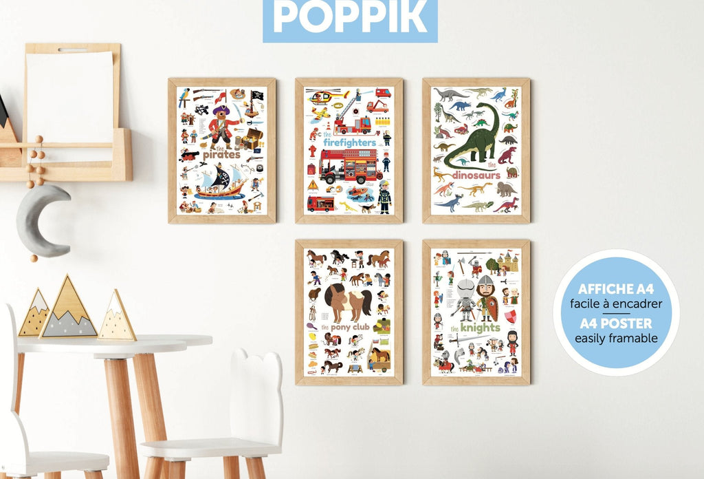 Poppik Mini Poster - Knights-MINI POSTERS-3-Kidsmondo