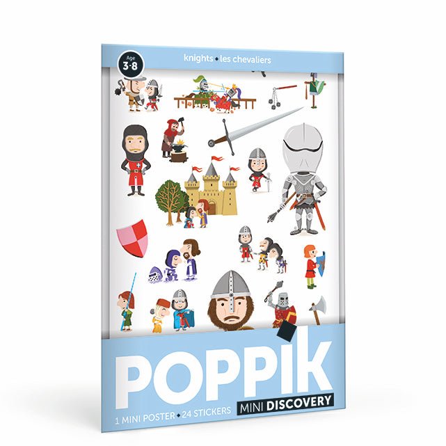 Poppik Mini Poster - Knights-MINI POSTERS-1-Kidsmondo