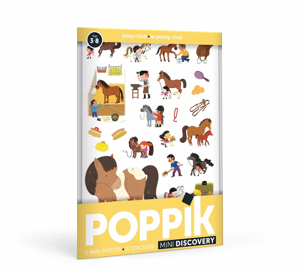Poppik Mini Poster - Pony-MINI POSTERS-1-Kidsmondo