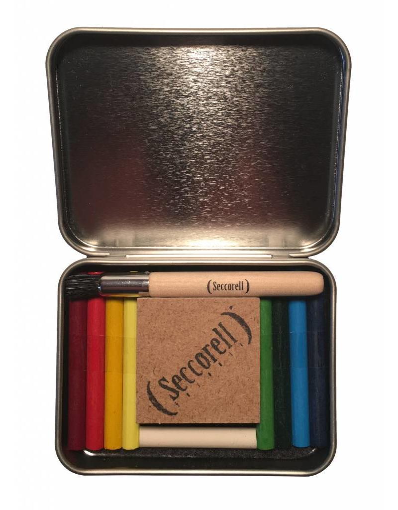 Seccorell Waldorf Pigment Kalemleri (Pocket Metal Kutu)-Resim & Çizim & Boya-3-Kidsmondo