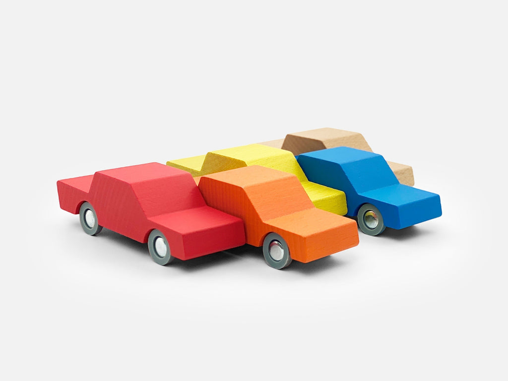 Waytoplay Back and Forth Araba - Kırmızı-Ahşap Oyuncak Arabalar & Yol Oyuncağı-5-Kidsmondo